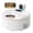 White, variant on Invengo Smart Automatic Cat Feeder with Cooling & Heating, Wet & Dry Food Dispenser with 3MP Camera, App Control, Touch Screen, 5 Meal Timer, White