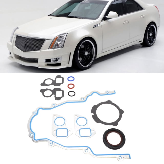 JUNTA DE CUBIERTA DE LA CADENA DE DISTRIBUCO, SEAL SEAL COMPLETO KIT COMPLETO CUBIERTA CONTINUACIÓN JUNKET 12639249 Para Automotriz