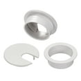 thumbnail image 3 of Cable Hole Cover, 1-3/8" Plastic Desk Grommet for Wire Organizer 20 Pcs (White), 3 of 4
