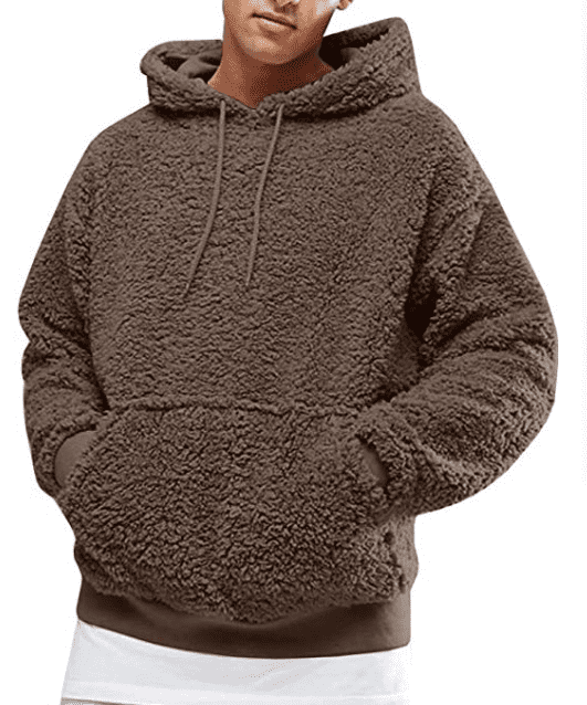 mens fluffy sweater