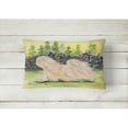 thumbnail image 2 of Caroline's Treasures SS8328PW1216 Lhasa Apso Decorative   Canvas Fabric Pillow, 12H x16W, multicolor, 2 of 3