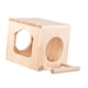 thumbnail image 2 of Nido de casa para pájaros, caja de hábitat de madera para pájaros para ver el jardín, decoración de patio y jardín L con soporte de poste, 2 of 9