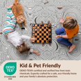 thumbnail image 4 of Design&I 8'x10' Ultra Soft Area Rug, Door Curved Flowing Wave Entry Stepped Borders Decorative Front None Fluffy Washable Non Shedding for Bedroom Living Room Under Sectional, 4 of 7