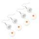 thumbnail image 2 of Unique Earrings 2Pairs Bulb Shaped Earrings Stylish Design For Women Jewelry Evening Events, 2 of 3