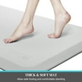 thumbnail image 2 of Zimtown 70" x 24" Kitchen Mat, Cushioned Anti Fatigue Kitchen Rug 3/4" Thick Comfort Floor Mat Waterproof Non Slip Doormat for House Office Laundry, Gray, 2 of 12