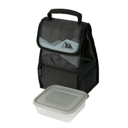 Arctic Zone Hi-Top Black Power Pack Lunch Bag (Best Lunch Bag For Construction Workers)