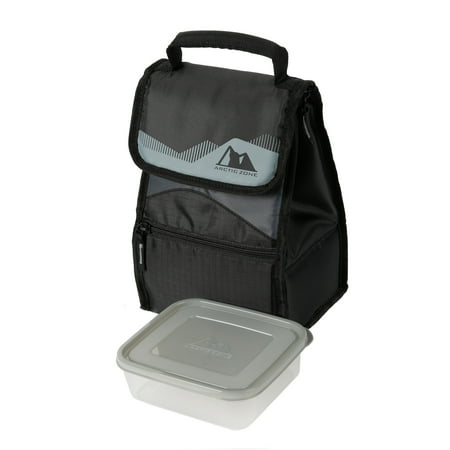 Arctic Zone Hi-Top Black Power Pack Lunch Bag (Best Cooling Lunch Bag)