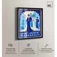 thumbnail image 2 of Marrakech Mystique Shadowbox Print Retro Fashion Decor by Art Remedy, Black Frame, 36 x 45, 2 of 6