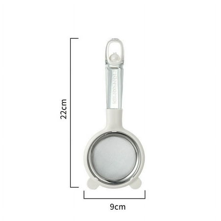 

Apmemiss Christmas Gifts Clearance Stainless Steel Strainer Spoon Kitchen Household Flour Screen Soybean Milk Filter Cake Baby Complementary Food Fine Screen Scoop