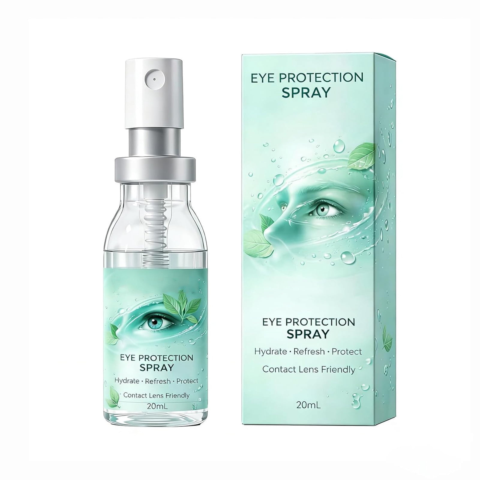 Lutein Eye Spray, Gentle Eyelid Cleanser, Eye Formula with Calendula, 20 ml