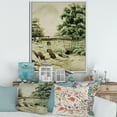 thumbnail image 2 of Designart 'Cabin In The Green Mountains' Cabin & Lodge Framed Canvas Wall Art Print, 2 of 5
