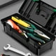 thumbnail image 4 of Plastic Tool Box 10 Inch | Sturdy Pressure-Resistant Design - Removable Tray | Double Lock Secured | Comfortable Non-Slip Handle | Compact Home Storage Organizer | Single Pack | 255x105x77mm, 4 of 9