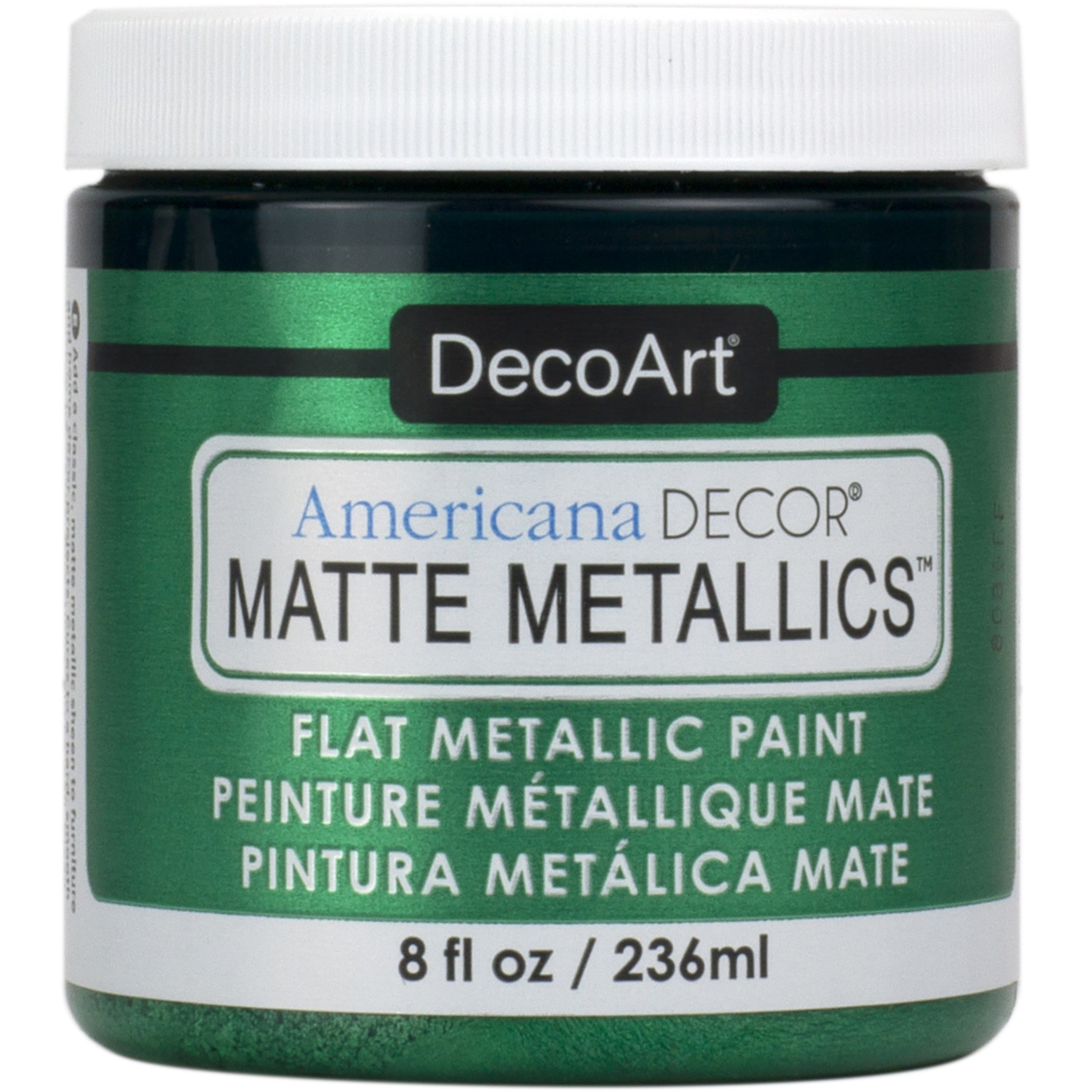 Decoart Americana Decor Matte Metallic Paint Emerald Green Walmart