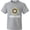 AC-Heather Grey, variant on Turtley Cute Girl Turtle Youth T-Shirt