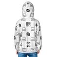 thumbnail image 4 of Kids Zip Up Hoodie for Boys Girls Toddler - Math algorithm Print Lightweight Long Sleeve 3T Boys Girl Clothes, Sun Protection Windproof Jackets Hoodie Sweatshirt, 4 of 7