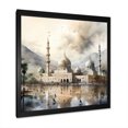 thumbnail image 2 of Designart "Masjid al-Haram Mosque Prophet’s III" Spiritual Framed Wall Art Decor - Global Grey Islam Entryway Framed Wall Art Print, 2 of 6