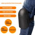 thumbnail image 2 of 2pcs Soft Foam Knee Pads Outdoor Sports Garden Activities Knee Protector Protection Cushion, Coffee, 2 of 8