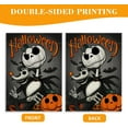 thumbnail image 6 of Halloween Jack Skellington Decorative Garden Flag, Jack O Lantern Pumpkin Yard Outside Decorations, Small Outdoor Home Decor Double Sided 12x18, 6 of 6