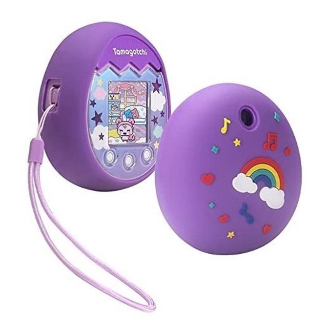 PurpleFunda Protectora De Silicona Para Tamagotchi Pix Interactive esquí esquí Gafas de esquí