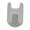 1" Monarch Bi-Fold Top Guide - White Nylon, variant on WRS Monarch 1" Bi-Fold Door Cap - White Plastic