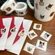 thumbnail image 4 of Pegatinas de gato rizadas de gran venta transfronteriza, paquete de pegatinas de expresión linda, cinta de sellado decorativa para sobres de regalo, 500 unidades por rollo, 4 of 7