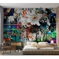 thumbnail image 6 of Tiptophomedecor Street Art Wallpaper Wall Mural - Urban Lily, 6 of 8