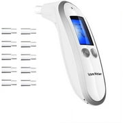 Ketone Breath Tester Meter,Ketosis breathalyzer for Testing ketosis with 10pc Mouthpieces(White)