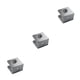 thumbnail image 1 of Advancent Abrazaderas de vidrio resistentes de mano suficientes, 4 Uds., soporte de valla de escalera, Clip de Base de aleación de aluminio, Type1 NO1, 1 of 6