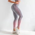 thumbnail image 3 of Leggings de yoga para mujer empalmados elásticos de cintura alta de secado rápido Bodycon, 3 of 8