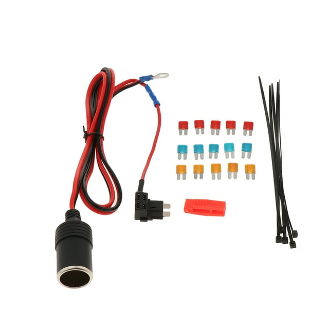 jinwen car lighter socket splitter 12v/24v tandard Fuse Tap Holder