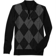Big Men's Jacquard Polo Sweater