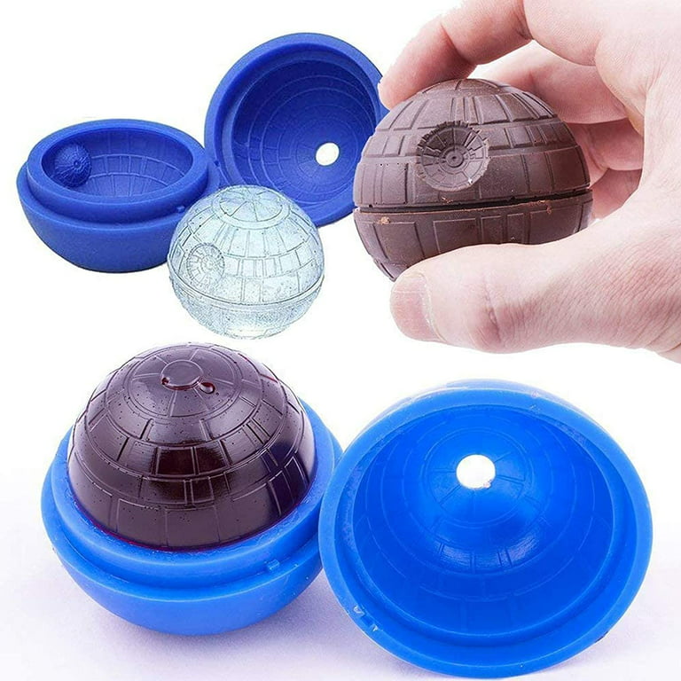 Star Wars Ice Molds Sphere Big Ice Ball， for Whiskey, Bourbon and Cola