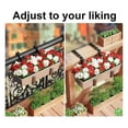 thumbnail image 6 of 4PCS Adjustable Planter Box Brackets, Brackets for Window Boxes Hanging Flower Box Holders, Heavy Duty Wall, 6 of 8
