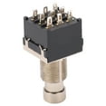 thumbnail image 1 of Guitars Pedal Box Switch, 9-Pin Durable Practical Metal True Bypass Foot Box Switch Heat Resistant  For Audio Equipment Black,Blue, 1 of 8