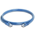 thumbnail image 2 of Cmple - 2 Pack Cat5e Ethernet Cable 5 ft, Network Patch Cord, LAN Cable with RJ45 Connectors, Cat 5 Wire for Fast Internet, 1 Gigabit Router Cables - Blue, 2 of 7