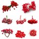 thumbnail image 4 of Cuentas espaciadoras sueltas de vidrio redondas con patrón de 4/6/8/10 mm para hacer joyas, accesorios de ropa hechos a mano, 4 of 5