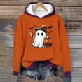 thumbnail image 2 of Makaor Pullover Hoodies for Women Halloween Sweatshirt Fleece Long Sleeve Pullover Tops Graphic Casual Fall Clothes, 2 of 3