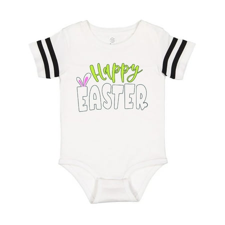 

Inktastic Happy Easter with Bunny Ears Gift Baby Boy or Baby Girl Bodysuit