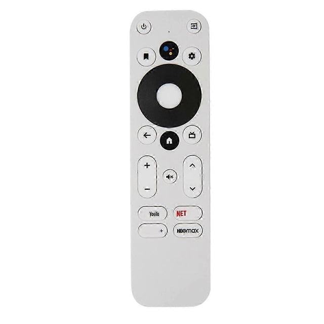 Mando a distancia por voz de repuesto para KM2 KM2 PLUS Android 4K UHD TV Box, mando a distancia por voz Bluetooth blanco