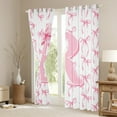thumbnail image 3 of Castle Fairy Monogrammed Letter Black Out Curtains for Teens,Kawaii Bow Curtains Pack of 2 (42x63 Each),Dreamy Princess Bedroom Curtains,Lightweight Room Decor, 3 of 6