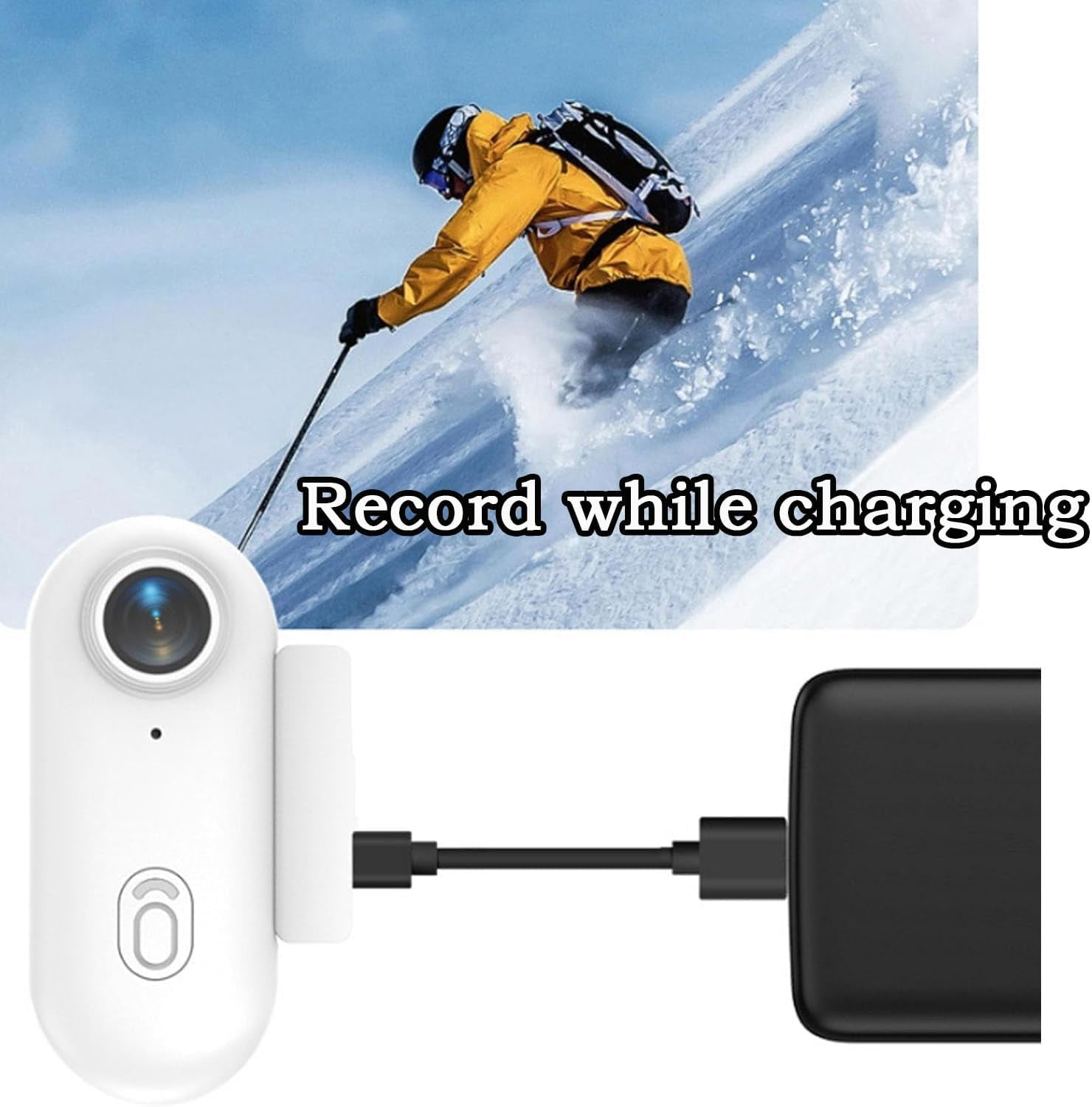 Compact 4k Hands-Free POV Camera, 120° Ultra-Wide Snap Cam Camera-Lightweight Design,One Click, Capture Life,Hands-Free Anytime,Bring Endless Possibilities to Creation