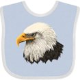 thumbnail image 3 of Inktastic Bald Eagle Boys or Girls Baby Bib, 3 of 4