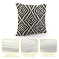 thumbnail image 4 of ONETECH  Crystal Boho Pillow Cover  Black and White, 4 of 5