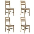 thumbnail image 7 of vidaXL Dining Chairs 4 pcs Solid Acacia Wood, 246006, 7 of 7