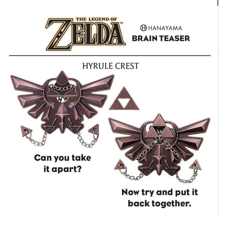 オーダーハンドメイドＨKさま Legend of Zelda Hyrule Crest Hanayama Metal Puzzle - Walmart.com
