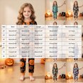 thumbnail image 4 of Zuwimk Halloween Girls' Tight Fit Long Sleeve Top and Pants Pajama Set, 2-Piece Outfit(A157-White), 4 of 9