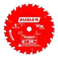 thumbnail image 4 of Freud D0624A Diablo 6-1/2-Inch 24 Tooth ATB Framing Saw Blade with 5/8-Inch Arbor, 4 of 4