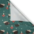 thumbnail image 6 of Ambesonne Hedgehog Valance & Curtain, Forest Life Mushrooms, 55"x24", Multicolor, 6 of 6