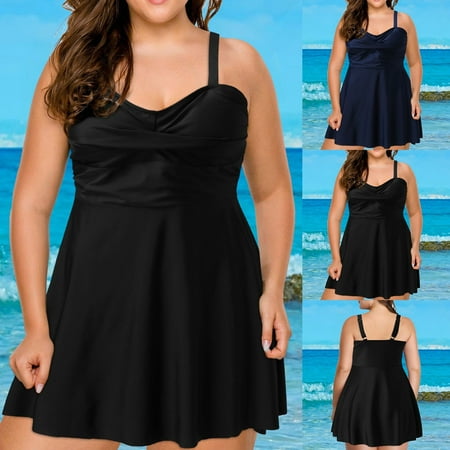Popular Picks  Women s Floral Print Swimsuit  Two-Piece Bathing Suit with Tank Tops and Boyshorts  Comfortable Swimming Suit  Beachwear for Women | Sopatenor  Black L