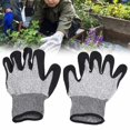 thumbnail image 4 of Guantes De Jardín, Guantes De Trabajo Resistentes Al Desgaste Guantes De Construcción Protección Multifuncional De Nivel 5 Para Carpintería Para Plantaciones Hortícolas, 4 of 7